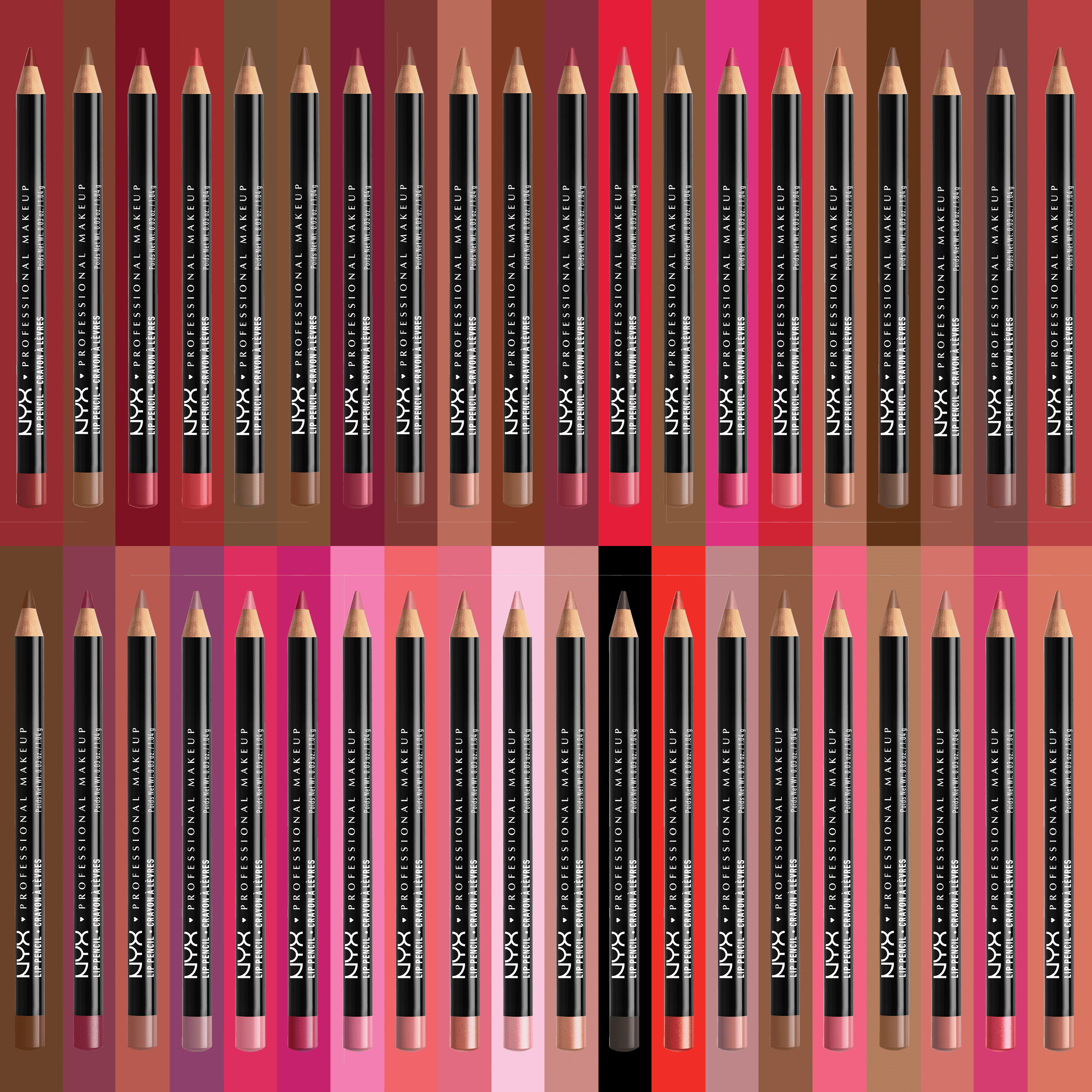 NYX Professional Makeup Slim Lip Pencil, Long-Lasting Creamy