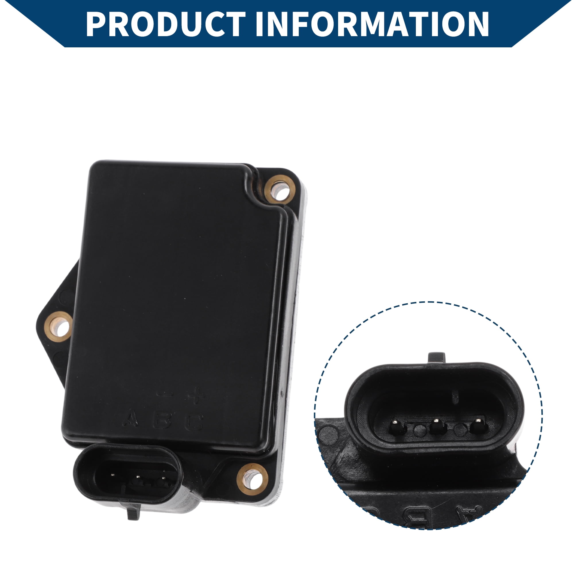 Unique Bargains Mass Air Flow Sensor Meter No.24503678 MAF Air Flow Sensor for Buick for Park Avenue 1994-1995 V6 3.8L Petrol Plastic Metal 1 Pc