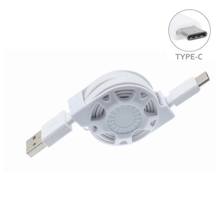 Compatible With Samsung Galaxy Note9 Note8 Retractable White Type-C USB Cable price history on PriceWatchPro