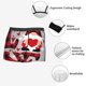 thumbnail image 3 of Fotbe Buffalo Plaid Love And Gnome Calzoncillos Tipo Boxer con Bolsa de Soporte Total para Hombre, X-Temp Fresco, Transpirable y de Secado Rápido-Medium, 3 of 5