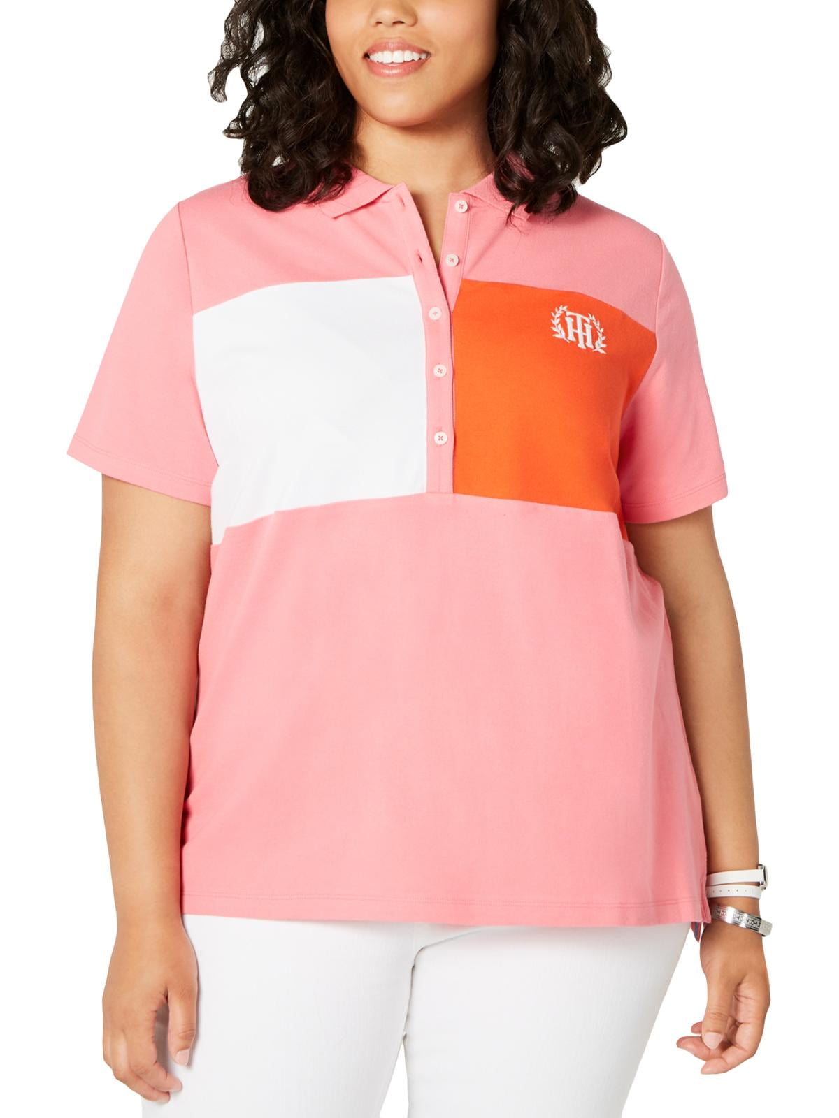 tommy hilfiger colour block polo