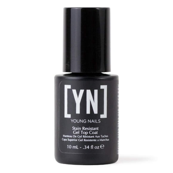 YOUNG NAILS Stain Resistant Gel Top Coat, 0.34 fl. oz.