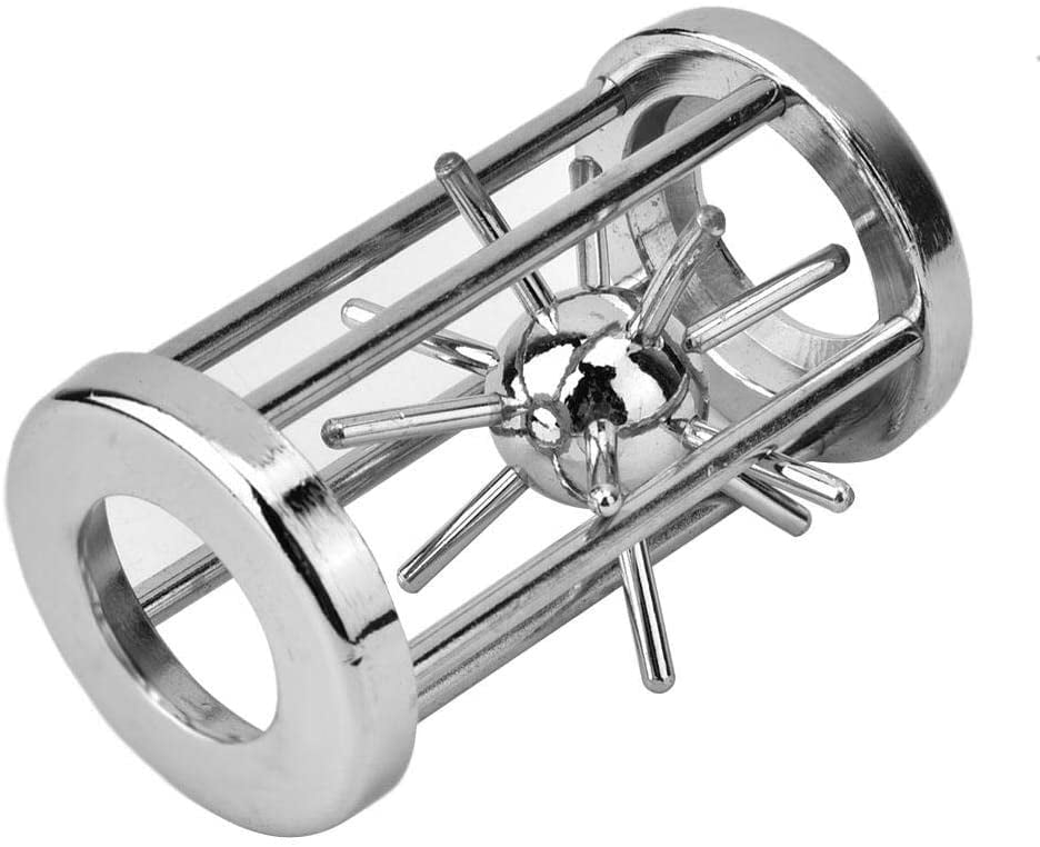 Casse-tête Métallique IQ Teaser - Puzzle Anneaux Entrelacés - Jouet éducatif Pour Enfants Et Adultes - Défi Logique Et Patience - 8