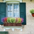 thumbnail image 6 of 5 Bundles Artificial Lavender Flowers Outdoor Fake Flowers UV Resistant, for Home Wedding Kitchen Garden Patio Window Box Office Table Centerpieces Indoor Outdoor Decor, 6 of 8