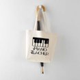 thumbnail image 6 of CafePress - Piano Music Teacher Tote Bag - Unisex Canvas Tote Bag, Beige, 1-Piece, 6 of 8