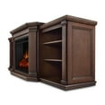 thumbnail image 4 of Bowery Hill Modern Wood Electric Fireplace for TVs up to 74" in Chestnut Oak, 4 of 21