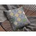 thumbnail image 4 of Amrita Sen Suede Zippered Pillow With Gold And Green on Gray CAIPL89FSDS18X18, 4 of 5