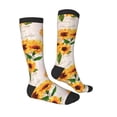 thumbnail image 3 of Easygdp Sunflower 5 Soccer Socks Sport Knee High Socks Calf Compression Athletic Socks for Men and Women, 3 of 9