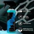 thumbnail image 3 of Ceramic Glass Cleaner and Water Repellent - Streak-Free Window Cleaner with Hydrophobic Protection for Car Windows and Mirrors, 3 of 5