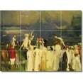 thumbnail image 1 of Ceramic Tile Mural-George Bellows Horses 9. 48" w x 36" h using (12) 12 x 12 ceramic tiles, 1 of 3