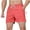 Watermelon Red, variant on hoksml Mens Shorts Solid Color Sports Fitness Training Breathable Shorts Elastic Waist Tie zip Pockets Cropped Athletic Shorts 2025 on Clearance