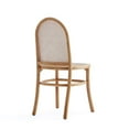 thumbnail image 4 of Manhattan Comfort Paragon 19.29" Wood Dining Chair in Natural (Set of 4), 4 of 7