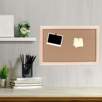 IFANLANDOR Corkboard Small 2Pcs Pine and Cork Material for Classroom Use 11.79X7.86In