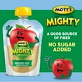 thumbnail image 5 of Mott's Mighty No Sugar Added Honeycrisp Applesauce, 3.2 oz, 12 Count Clear Pouches, 5 of 14