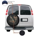 thumbnail image 4 of KAKALAD American Flag Camo Fishing 08 Spare Tire Cover Universal Vehicle Accessories Buckle Car Tools 16”in, 4 of 6