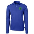 thumbnail image 2 of Men's-Cutter & Buck  Blue Seattle Sounders FC Big & Tall Virtue Eco Pique Recycled Quarter-Zip Top, 2 of 3