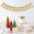 thumbnail image 4 of HongHeng 1Pc Burlap Radish Garland Banners, Bunny Burlap for Easter Decorations Home office School Outdoor Party Supply, 4 of 6