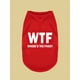 thumbnail image 1 of Pet Summer Slogan Pattern Red Vest, 1 of 1