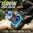 thumbnail image 3 of Electric Bike for Adults, 20"x4.0 Fat Tire E-Mountain Bicycle, Peak 1500W Motor 48V 30Ah Removable Dual Battery 7-Speed E-Bike UL2849, 3 of 8