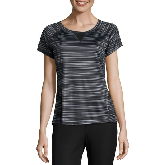 Hanes Sport Women's Performance Tee with Mesh Insets