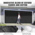 thumbnail image 2 of VEVOR Garage Door Screen for Winter 18.3 x 7.15 ft Garage Door Insulation Kit - VEVOR Garage Door Screen for Winter 18.3 x 7.15 ft Garage Door Insulation Kit, 2 of 10