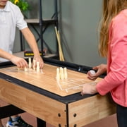 Sunnydaze 10-in-1 Multi-Game Table, Light Wood Look