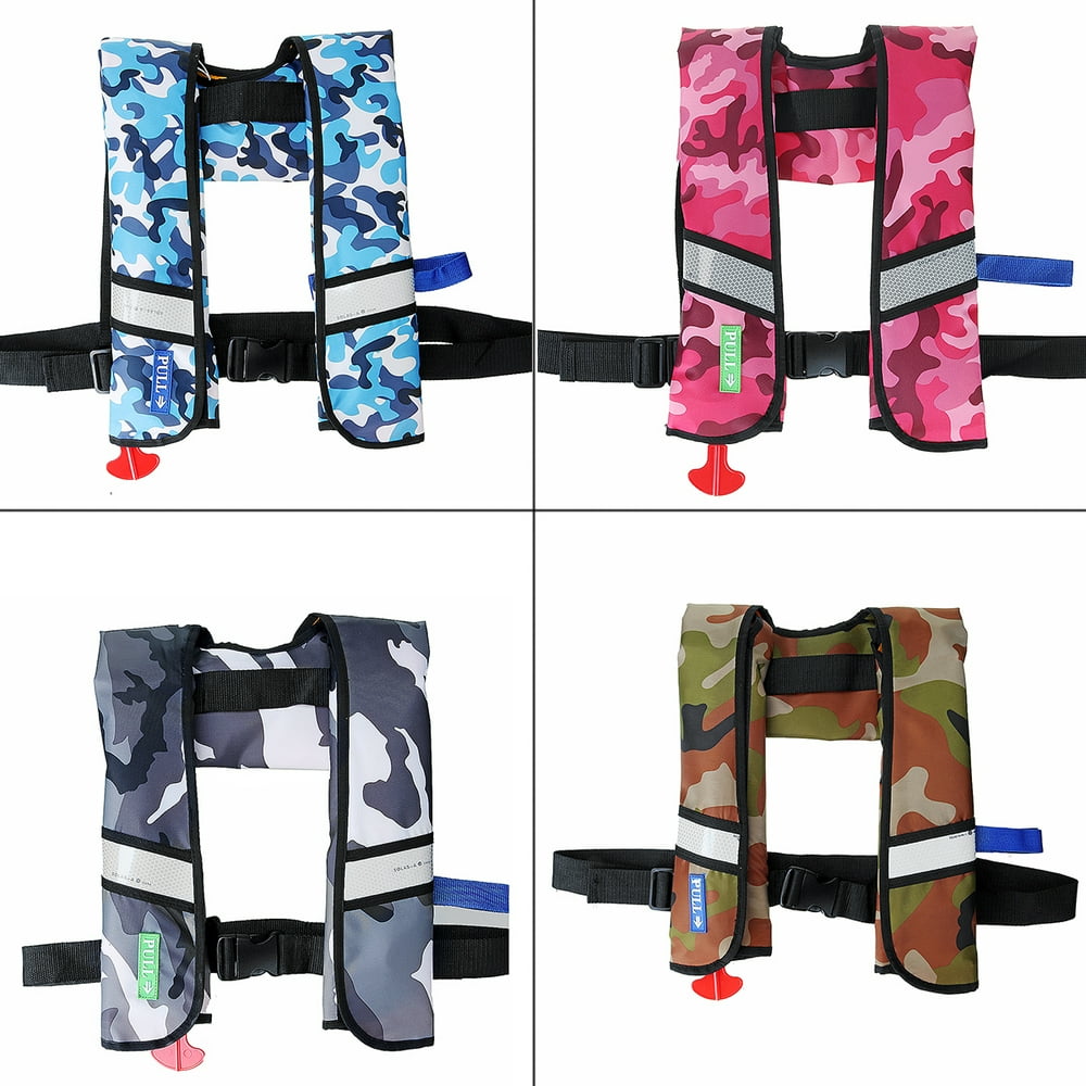 Automatic Inflatable Life Jacket with Reflectors, Safety Adult Life