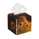 thumbnail image 1 of Fotbe Cute Cow Sunflower Field Porta Pañuelos Decorativo de Cuero, Caja Cuadrada Moderna para Pañuelos Faciales, Organizador y Dispensador 5x5x5'', 1 of 7
