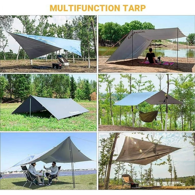 KingCamp 10ft x 10ft Camping Tarp, Lightweight, Waterproof