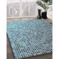 thumbnail image 3 of Ahgly Company Machine Washable Indoor Rectangle Transitional SkyBlue Area Rugs, 5' x 7', 3 of 7