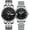 silver black couple, variant on Men Women Couple Mechanical Self-Wind Wristwatch Automatic Sapphire Glass Clock Male Lady Waterproof Watches Date Luminous