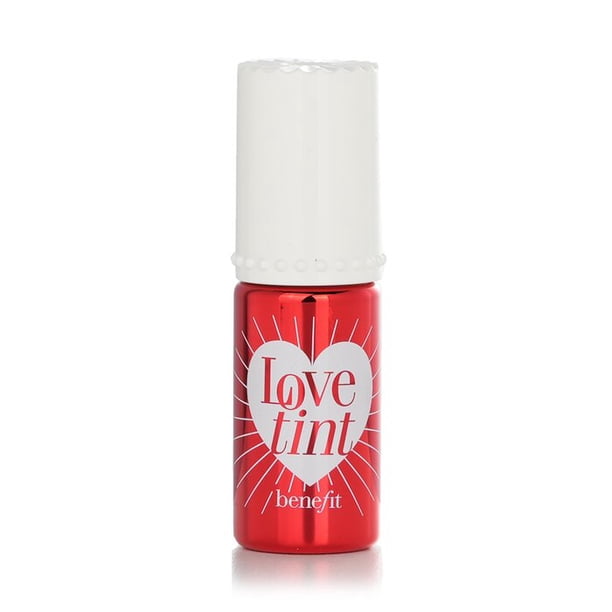 Tinte para mejillas y labios Benefit Lovetint Fiery-Red de larga duración