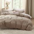 thumbnail image 1 of Juego de fundas de edredón Bedsure Khaki California King con 2 fundas, 1 of 8