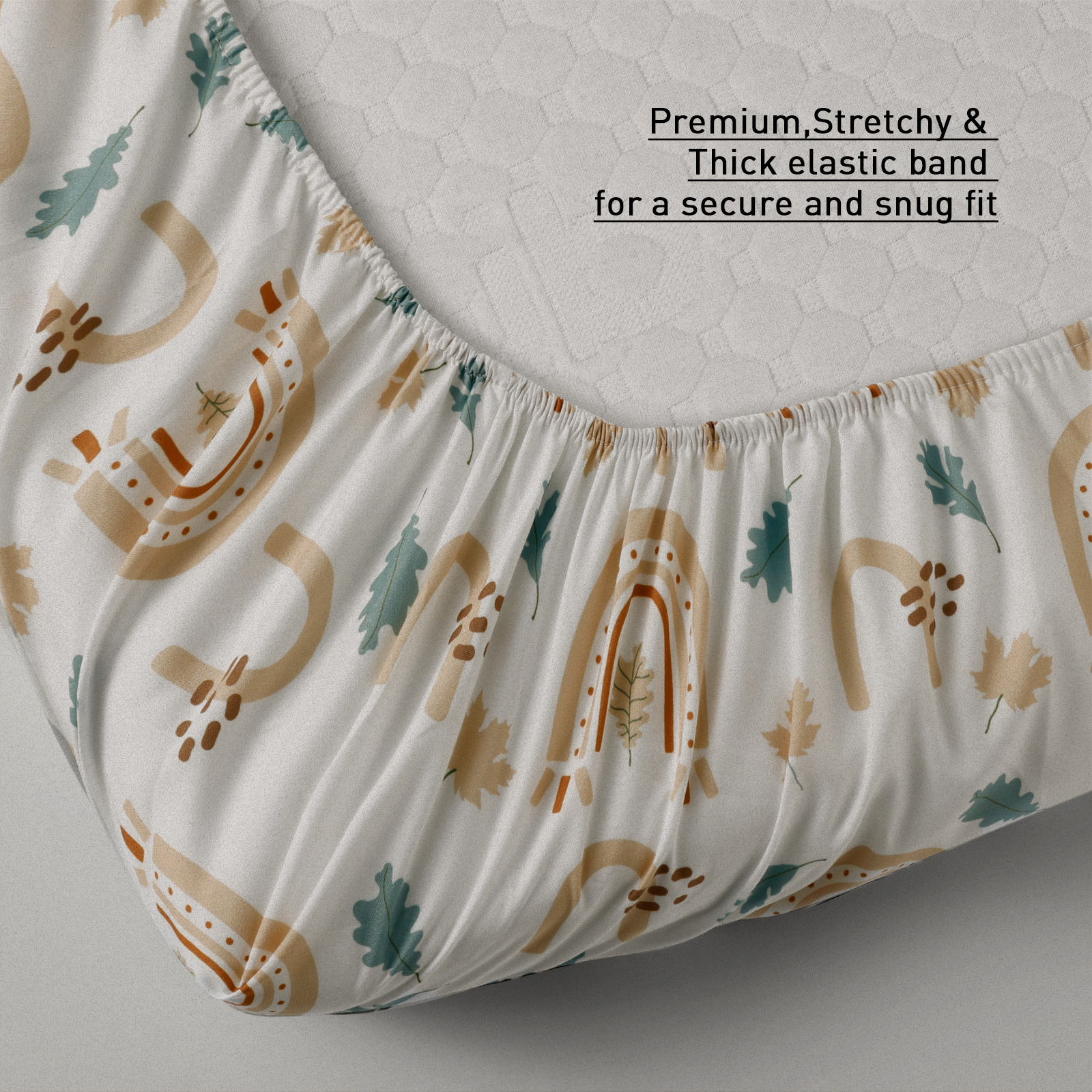 Gllquen Baby Mini Crib Pack N Play Sheets 2-Pack, Autumn photo 7