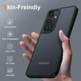 thumbnail image 5 of Samsung Galaxy A35 5G Case (Black, Nanoscale Electroplating Coating), Includes 9H HD Screen Protectors, Military Grade Protection, Translucent Skin Sensation, 5 of 6