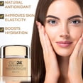 thumbnail image 3 of Crema Con Oro de 24k 50ml GLO24K  Para Ojos, 3 of 5