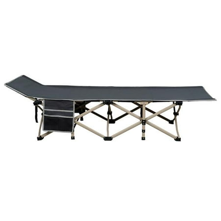 Portable Folding Camping Bed Outdoor/Indoor Gray
