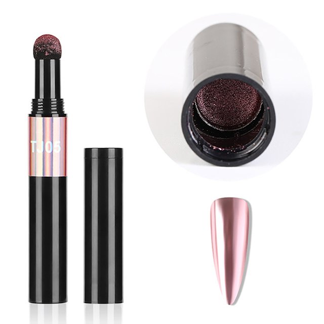 Nail 12 Color Nail Solid Loose Powder Titanium Powder Air Cushion Pen Water Chalk Nail Holder for Painting Nails Acrylic Hand Practice Removable Nails Sizing Chart for Nails Nail Brushes for Cleaning