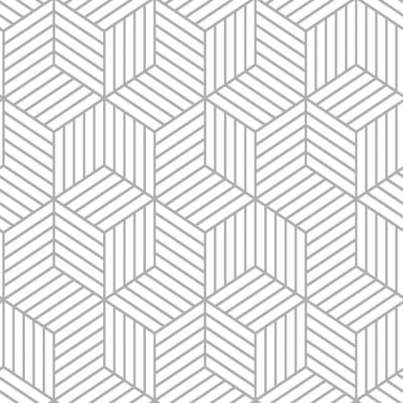 RoomMates Stripped Hexagon White/Grey Peel & Stick (The Best Way To Strip Wallpaper)