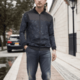 thumbnail image 1 of 2024 Spring and Autumn New Baseball Collar Short Loose Solid Color Jacket Men's Business Casual Thin Coat Trend, 1 of 5