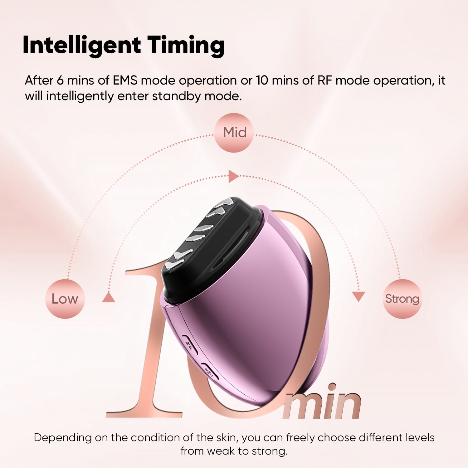 NuDewy Microcurrent Facial Device Skin Care Home Facial Device High Frequency Facial Device Plug-in Facial Massager for Facial Neck Lifting, Firming, Toning, Wrinkle Puffiness Reduction