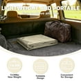 thumbnail image 4 of Kimunuk Canopy Replacement Cover, 12' x 20' Outdoor Portable Carport Replacement Canopy with Ball Bungees for Car Garage Shelter Tent Party Tent, Cream ,Frame is Not Included, 4 of 6