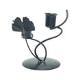 thumbnail image 2 of Candelabro de mesa, candelabro de hoja, candelabro decorativo para decoraciones de mesa de Bar de boda , negro, 2 of 9