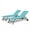 Lake Blue#1, variant on Outdoor Sofa Chaise Lounge Outdoor Set of 2, Lounge Chairs for Outside with Wheels, Outdoor Lounge Chairs with 5 Adjustable Position, Pool Lounge Chairs for Patio,Beach,Poolside(Lake Blue,2 Lounge C
