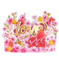 thumbnail image 1 of Tarjeta desplegable DESIMPLE Sweet Cherry Blossom de 18 cm con sobre, 1 of 9