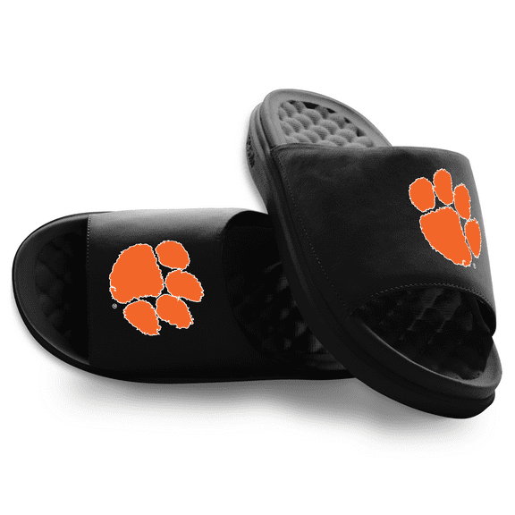 Unisex ISlide Black Clemson Tigers Primary Motive Slide Sandals