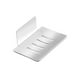 thumbnail image 1 of Billuyoard Soporte para inodoro, soporte para jabón, soporte para baño, instalación práctica de aluminio, sin taladro, estilo Simple, Accesorios de baño Blanco brillante, 1 of 6