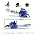 thumbnail image 4 of Motosierra a gasolina 45cc Turbo 455 2.5hp Azul, 4 of 5