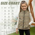 thumbnail image 7 of Garronmavis Yellow Leopard Print Kids Outerwear Vest 4T Comfortable Boys Zip Up Vests Versatile Zipper Winter Sleeveless Jacket with Pockets Fashion Warm Winter Coat with Pocket, 7 of 7