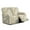 Art Leaves Print, variant on Psesaysky Flowers Pattern Art Flowers Loveseat Recliner Cover Elastic Bottom Recliner Chair Cover Polyester Fabric Washable Pink Pink